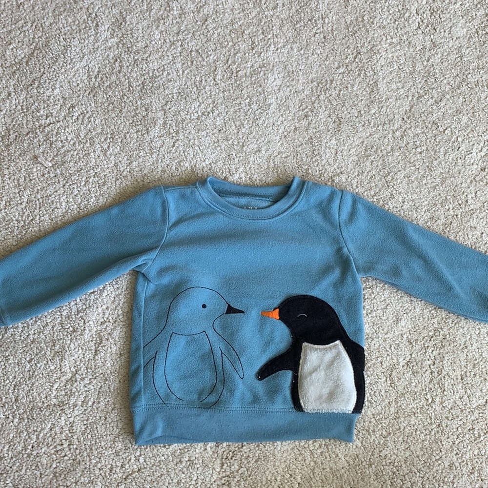 Child of mine penguin sweater
